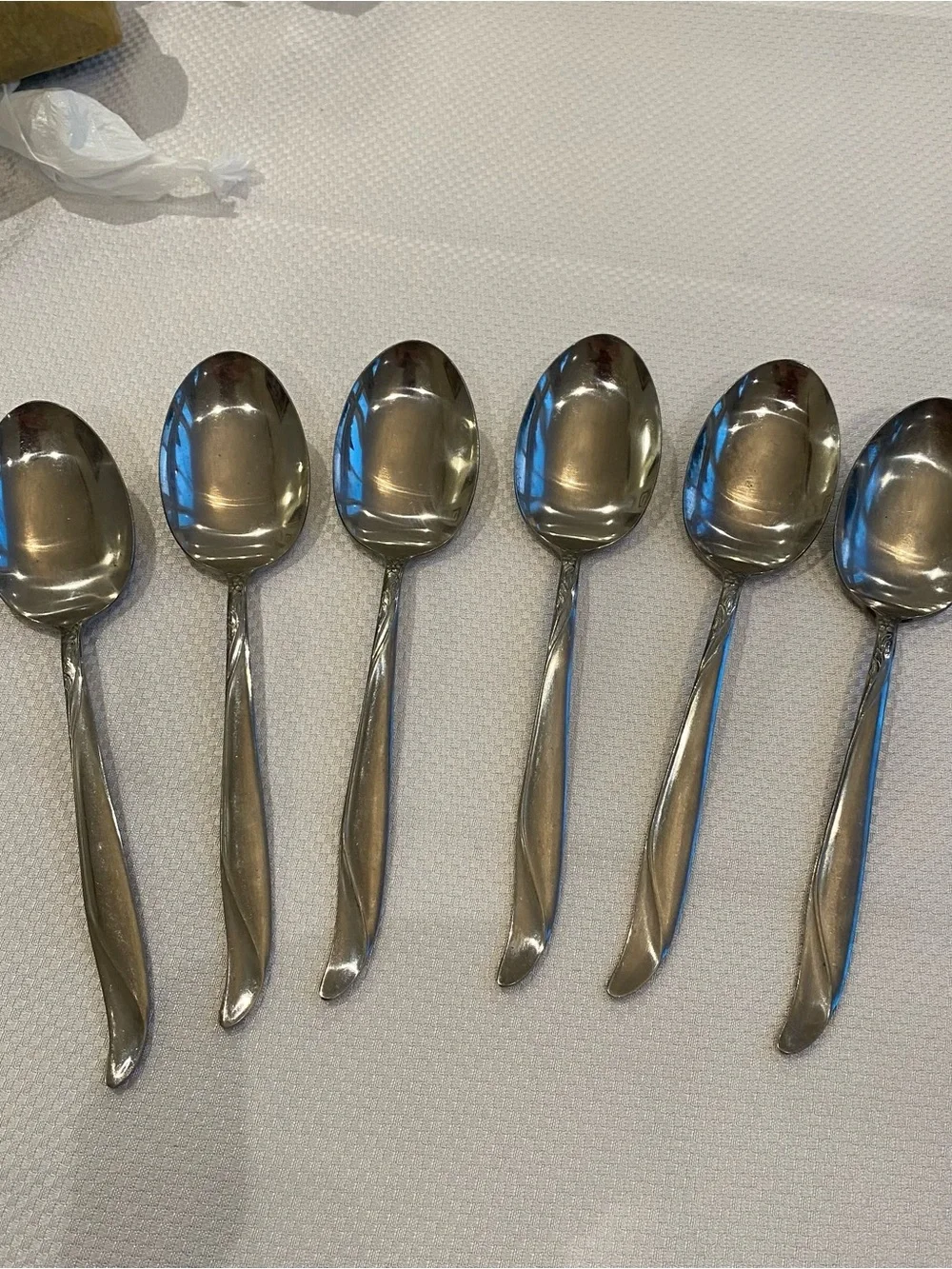Vintage Elegant Stainless Steel Flatware Set in Silver - Full Service 30 piece